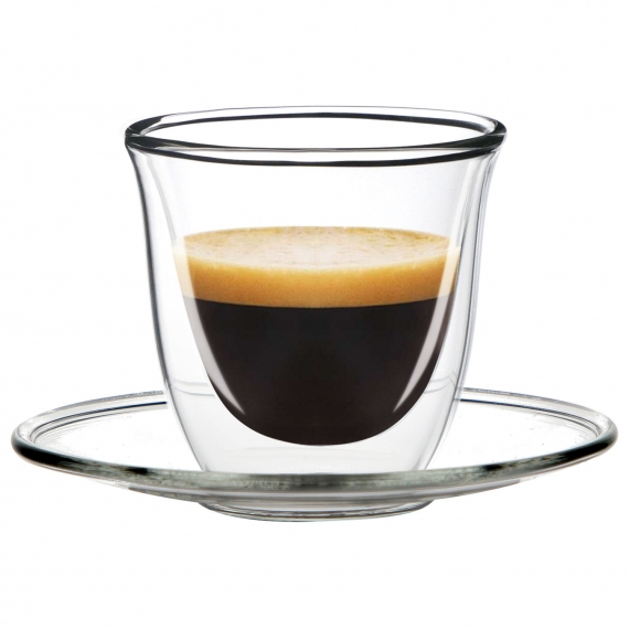 Szklanka termiczna do espresso ze spodkiem FilterLogic CFL-657B